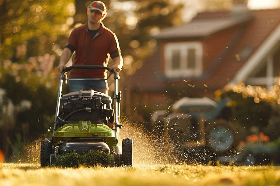 shop electric lawn mowers